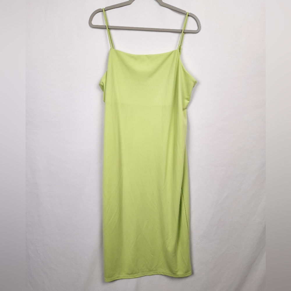 H&M Neon Green Dress Size Large